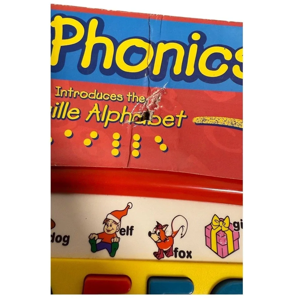 Vintage NIB Vtech Little Smart Phonics from 4 to Z Alphabet Learning Toy Braille